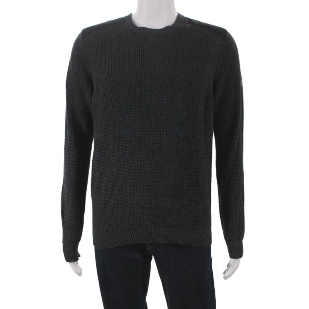 Kuhl Men's Dark Gray Merino Wool Organic Cotton Pullover Sweater Size M